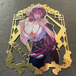Goddess Story Gold METAL Card - Serial Number #155/200! Kafka Anime Girl - Image 4