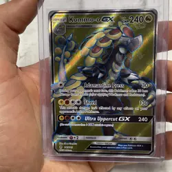 Pokemon Kommo-o GX 141/145 Full Art Guardians Rising Pokemon Card NM Near Mint - Image 1