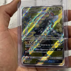 Pokemon Kommo-o GX 141/145 Full Art Guardians Rising Pokemon Card NM Near Mint - Image 2