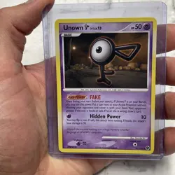 Unown [F] 56/106 Great Encounters 2008 Uncommon NM Near Mint Pokemon Card TCG - Image 1