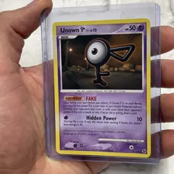 Unown [F] 56/106 Great Encounters 2008 Uncommon NM Near Mint Pokemon Card TCG - Image 2