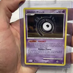 Pokemon Unown [M] 66/123 Mysterious Treasures Regular Non-Holo NM Near Mint Card - Image 1