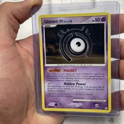 Pokemon Unown [M] 66/123 Mysterious Treasures Regular Non-Holo NM Near Mint Card - Image 2