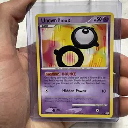 Pokemon Diamond & Pearl 66/130 Uncommon Card - Unown B Non Holo Pokemon 2007 - Image 1