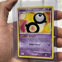 Pokemon Diamond & Pearl 66/130 Uncommon Card - Unown B Non Holo Pokemon 2007 - Image 2