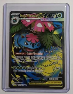 Pokemon Card TCG Mega Venusaur EX 155/132 Full Art Ultra Rare Evolution - Image 1