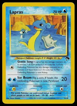 Pokemon Card - Lapras Southern Islands 12/18 Promo - Image 1