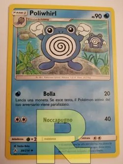 Poliwhirl R Legami Inossidabili R 38/214 R Non Comune R Pokemon R Italiano - Image 1