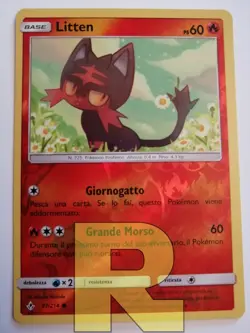 Litten R Legami Inossidabili R 27/214 R Reverse Holo R Pokemon R Italiano - Image 1