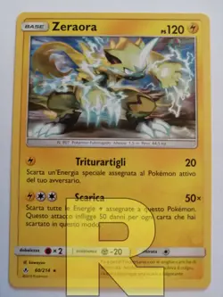 Zeraora R Legami Inossidabili 60/214 R Rara R Pokemon R Italiano R Errecards - Image 1