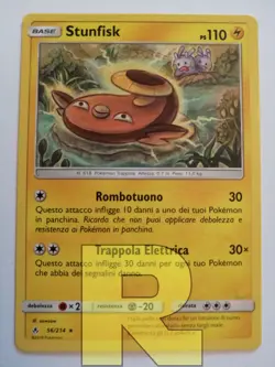Stunfisk R Legami Inossidabili 56/214 R Rara R Pokemon R Italiano R Errecards - Image 1