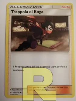 Trappola di Koga R Legami Inossidabili 177/214 R Non Comune Pokemon Italiano - Image 1