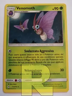 Venomoth R Legami Inossidabili 11/214 R Rara R Pokemon R Italiano R Errecards - Image 1