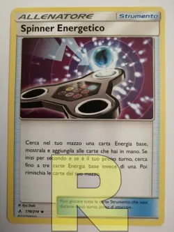 Spinner Energetico R Legami Inossidabili 170/214 Non Comune Pokemon Italiano - Image 1