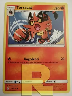 Torracat R Legami Inossidabili R 28/214 R Non Comune R Pokemon R Italiano - Image 1