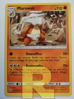 Marowak R Legami Inossidabili 91/214 R Rara R Pokemon R Italiano R Errecards - Image 1