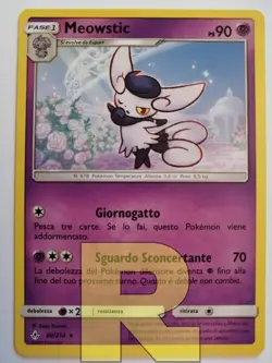 Meowstic R Legami Inossidabili 80/214 R Rara R Pokemon R Italiano R Errecards - Image 1