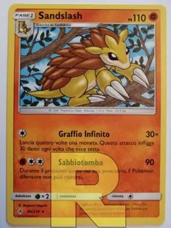 Sandslash R Legami Inossidabili 84/214 R Rara R Pokemon R Italiano R Errecards - Image 1