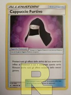 Cappuccio Furtivo R Legami Inossidabili 186/214 R Non Comune R Pokemon Italiano - Image 1