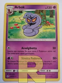 Arbok R Legami Inossidabili 63/214 R Rara R Pokemon R Italiano R Errecards - Image 1
