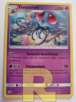 Tentacruel R Gioco Di Squadra 61/181 R Non Comune R Pokemon R Italiano - Image 1