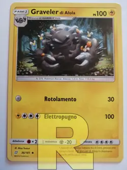 Graveler Di Alola R Gioco Di Squadra 36/181 R Non Comune R Pokemon R Italiano - Image 1