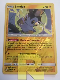 Emolga R Gioco Di Squadra 46/181 R Reverse Holo Foil R Pokemon Italiano - Image 1