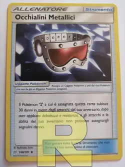 Occhialini Metallici R Gioco Di Squadra 148/181 R Non Comune R Pokemon Italiano - Image 1