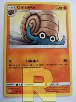 Omanyte R Gioco Di Squadra 75/181 R Non Comune R Pokemon R Italiano - Image 1