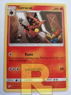 Torracat R Gioco Di Squadra 21/181 R Non Comune R Pokemon R Italiano - Image 1