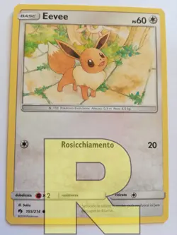 Eevee R Tuoni Perduti 155/214 R Comune R Pokemon R Italiano R Errecards - Image 1