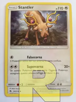 Stantler R Tuoni Perduti 156/214 R Non Comune R Pokemon R Italiano - Image 1