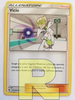 Vicio / Fabian R Tuoni Perduti 173/214 R Non Comune R Pokemon R Italiano - Image 1