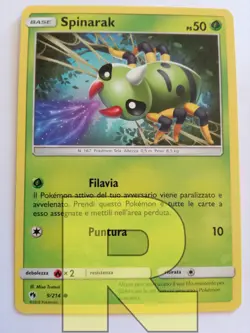 Spinarak R Tuoni Perduti 9/214 R Comune R Pokemon R Italiano - Image 1