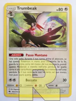 Trumbeak R Tuoni Perduti 165/214 R Non Comune R Pokemon R Italiano R Errecards - Image 1