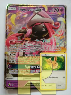 Tapu Lele GX R OVERSIZE JUMBO R 60a/145 R Rara Holo Foil R Pokemon R Italiano - Image 1