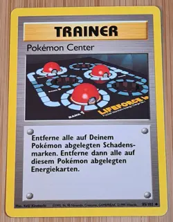 Pokemon Center #85/102 Uncommon Basis Set 1999 Deutsch Near Mint to Mint Vintage - Image 1