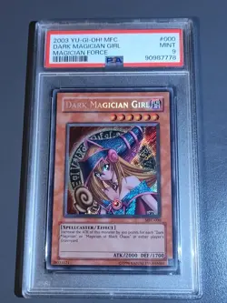 PSA 9 2003 Yu-Gi-Oh Dark Magician Girl MFC #000 BEAUTIFUL CONDITION - Image 1