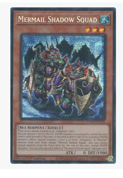 Mermail Shadow Squad - MP25-EN101 - Prismatic Secret Rare YuGiOh - Image 1