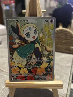 Meloetta MEP 026 Black Star Promo Pokemon Card Mega Evolution Phantasmal Flames - Image 2