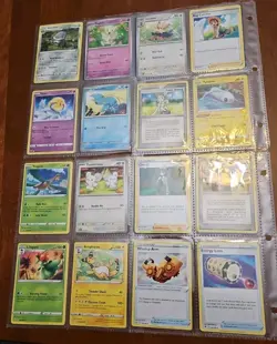 POKEMON CARDS LOT OF 32 IN VINYL BINDER PAGES IN EXCELLENT CONDITION - Image 2