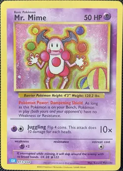 Mr. Mime 013/034 Trading Card Game Classic Holo - Pokemon Card - Image 1