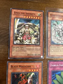 Yu-Gi-Oh! TCG Card Lot 8 Holos Inc. Blast Magician-Goblin Fan-Emes The Infinity - Image 2