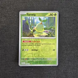 Pokemon TCG Temporal Forces Turtwig Reverse Holo Card 10/162 - Image 1