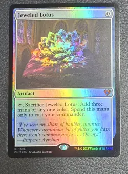 Jeweled Lotus Commander Masters Foil MTG NM Magic Card - Image 1