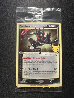 Pokemon Greninja TCG Star SWSH144 Holo Promo Card Sealed - Image 1