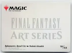 MTG Final Fantasy Art Series Rabanastre, Royal City x1 NM Art Card - Image 2