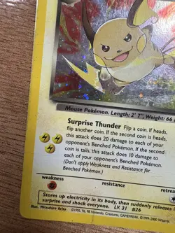 Dark Raichu 83/82 - Team Rocket - WOTC - Pokemon card - Rare - HOLO - HP - Image 4