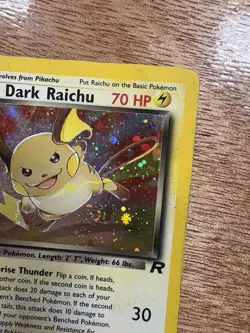 Dark Raichu 83/82 - Team Rocket - WOTC - Pokemon card - Rare - HOLO - HP - Image 5