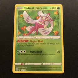 Radiant Tsareena 016/195 MINT -Ultra Rare Pokemon Card- Silver Tempest (3) - Image 1
